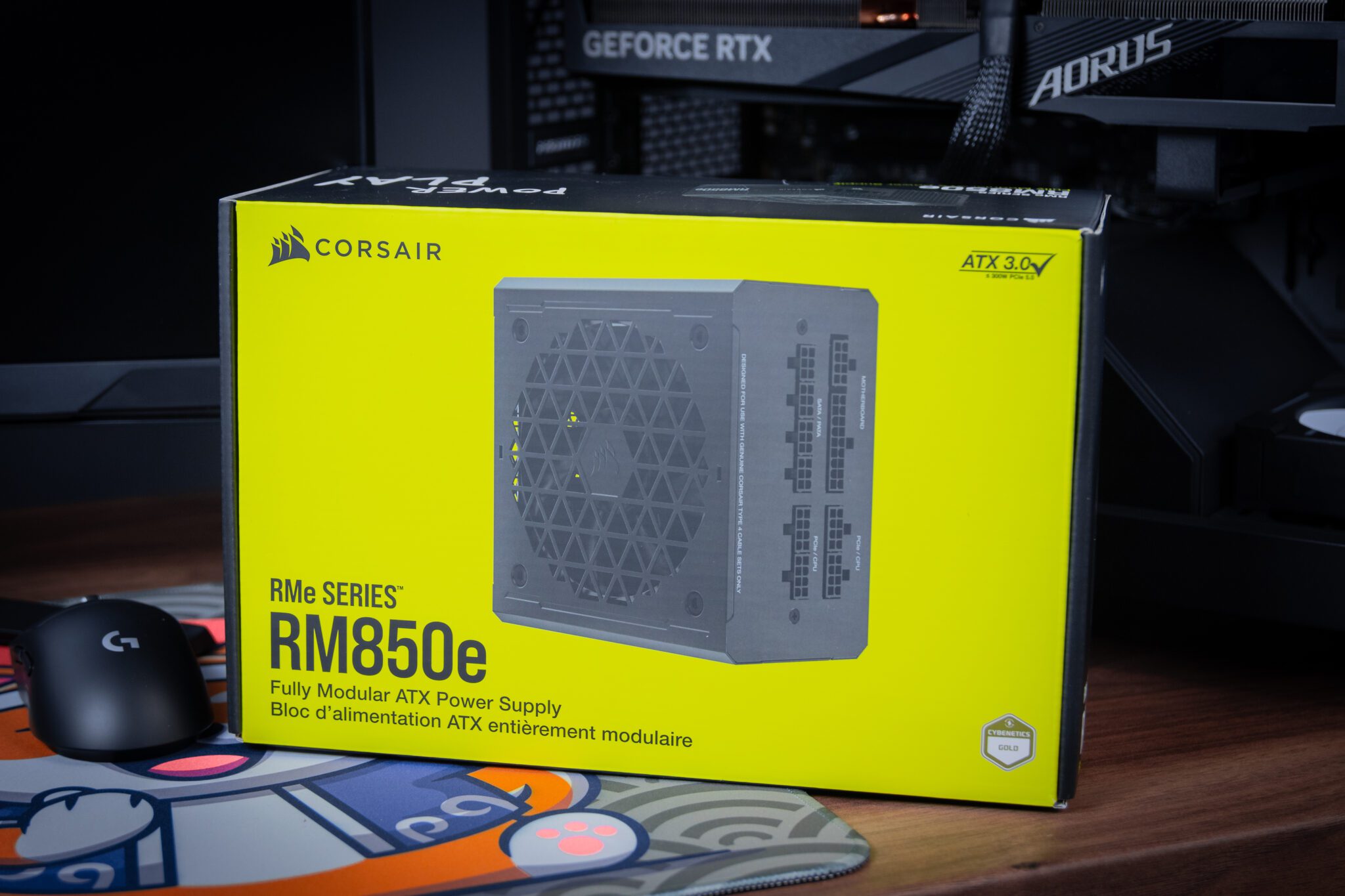 CORSAIR RM850E PSU RaffledUp