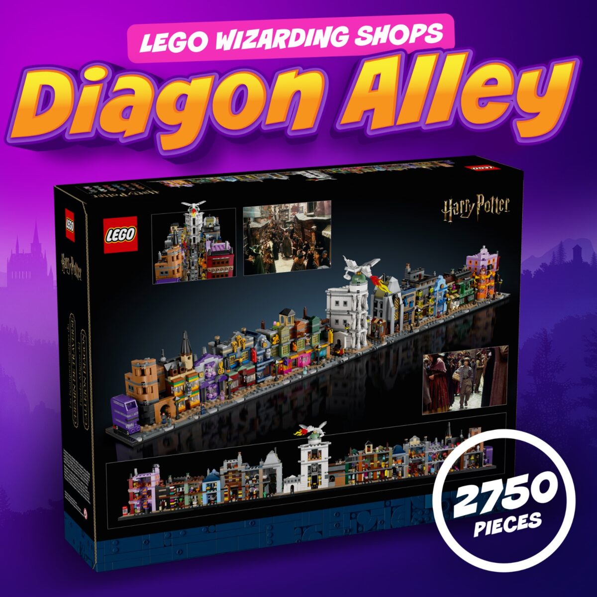 LEGO: DIAGON ALLEY WIZARDING SHOPS!