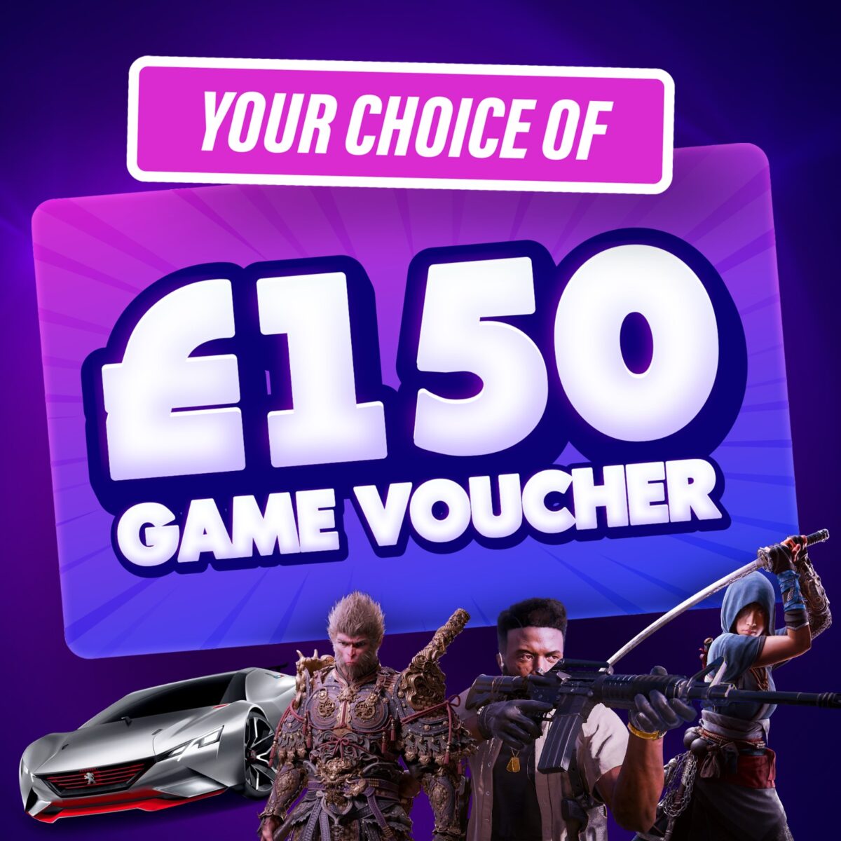 £150 GAMING VOUCHER!