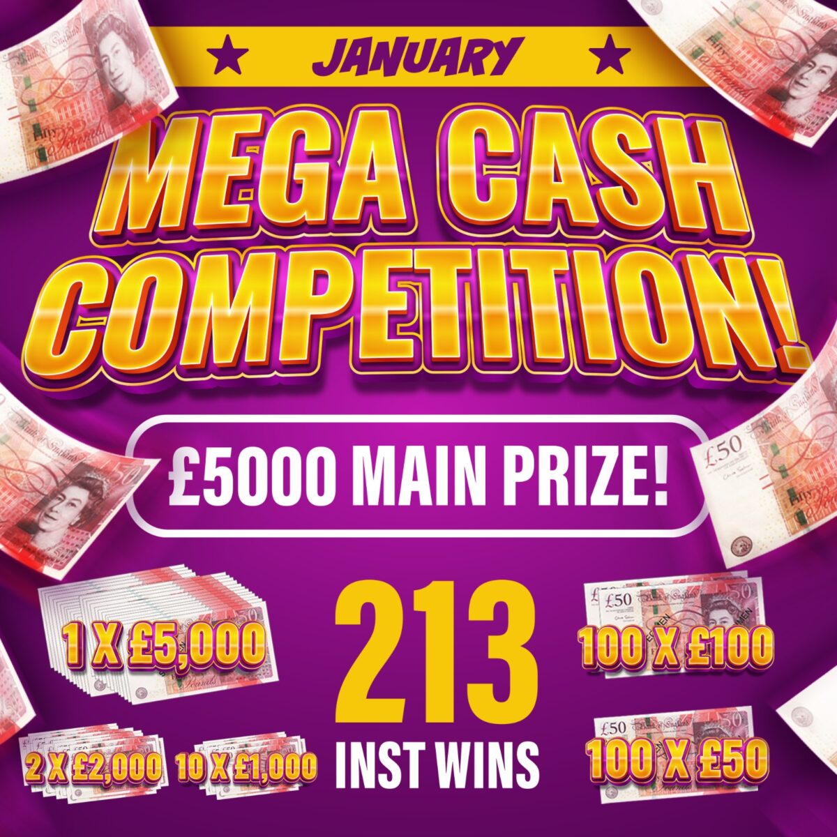 BIG JANUARY CASH GRAB