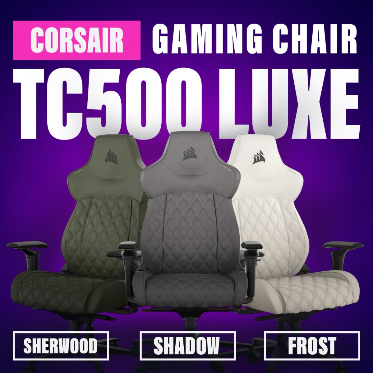 CORSAIR TC500 LUXE GAMING CHAIR!