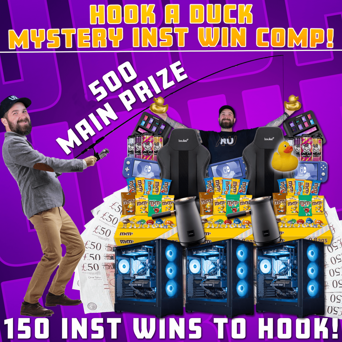 HOOK A DUCK - 150 INSTANT WINS!