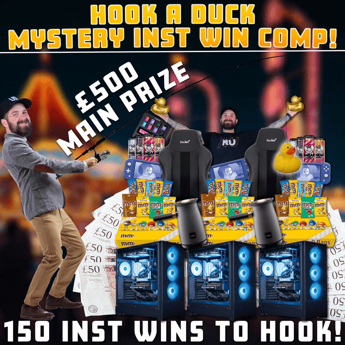 HOOK A DUCK - 150 INSTANT WINS!