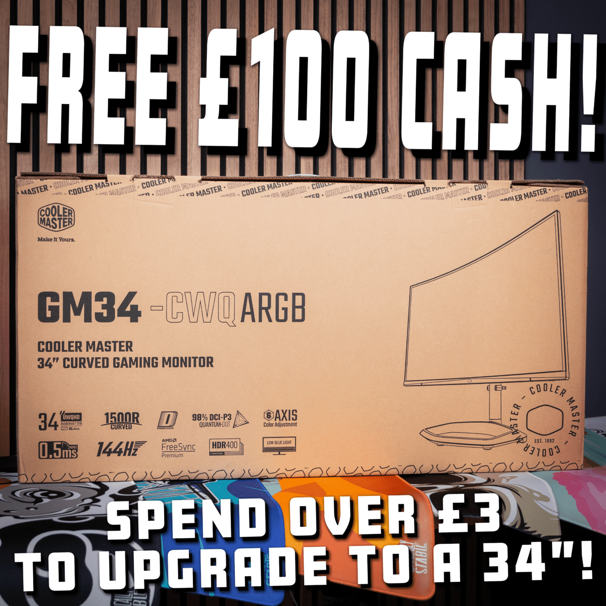 FREE £100 CASH!