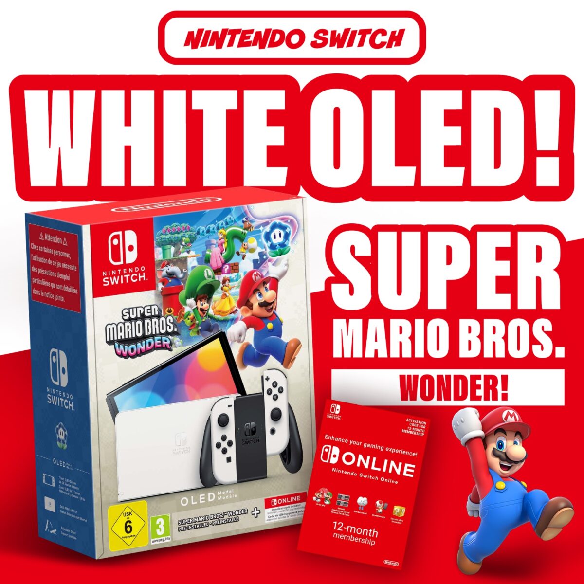 NINTENDO SWITCH OLED!