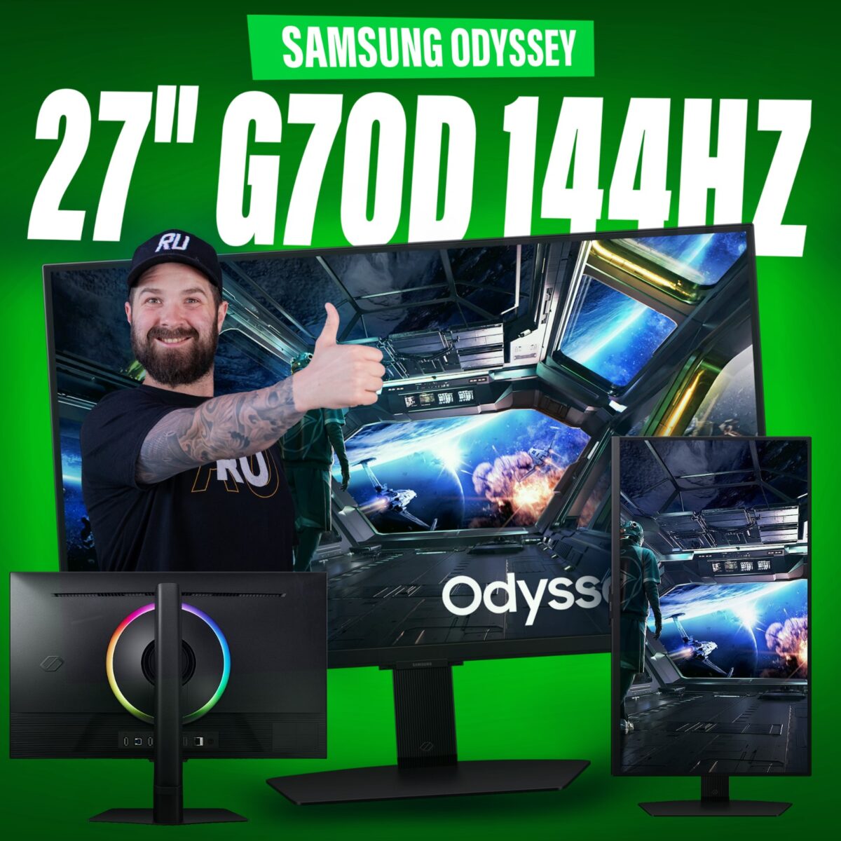 SAMSUNG 27" G7 144Hz ODYSSEY SMART MONITOR!