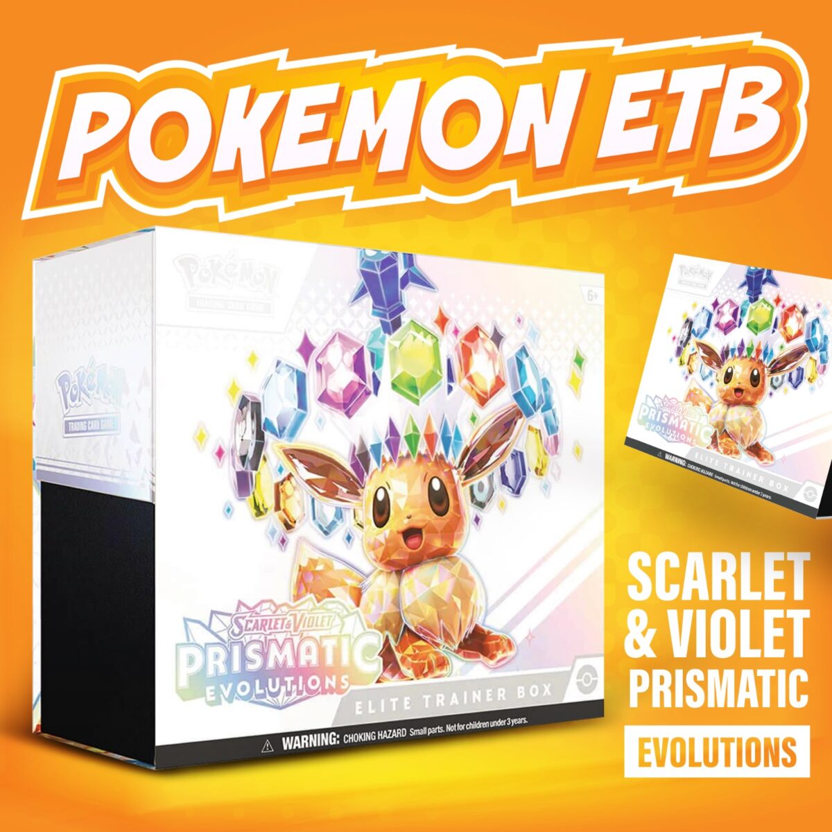 POKÉMON S&V PRISMATIC EVOLUTIONS ETB!