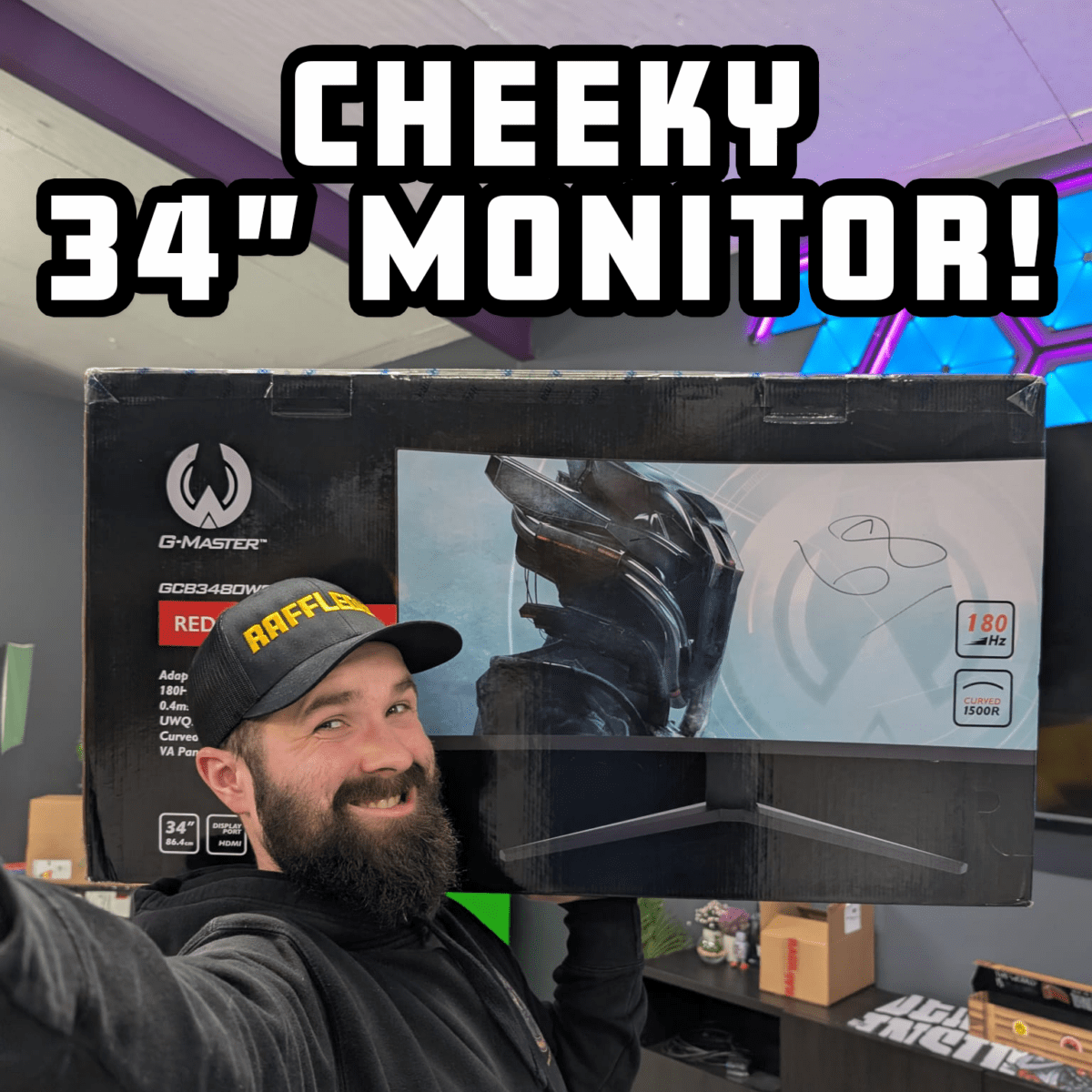 CHEEKY IIYAMA 34" 180HZ MONITOR!