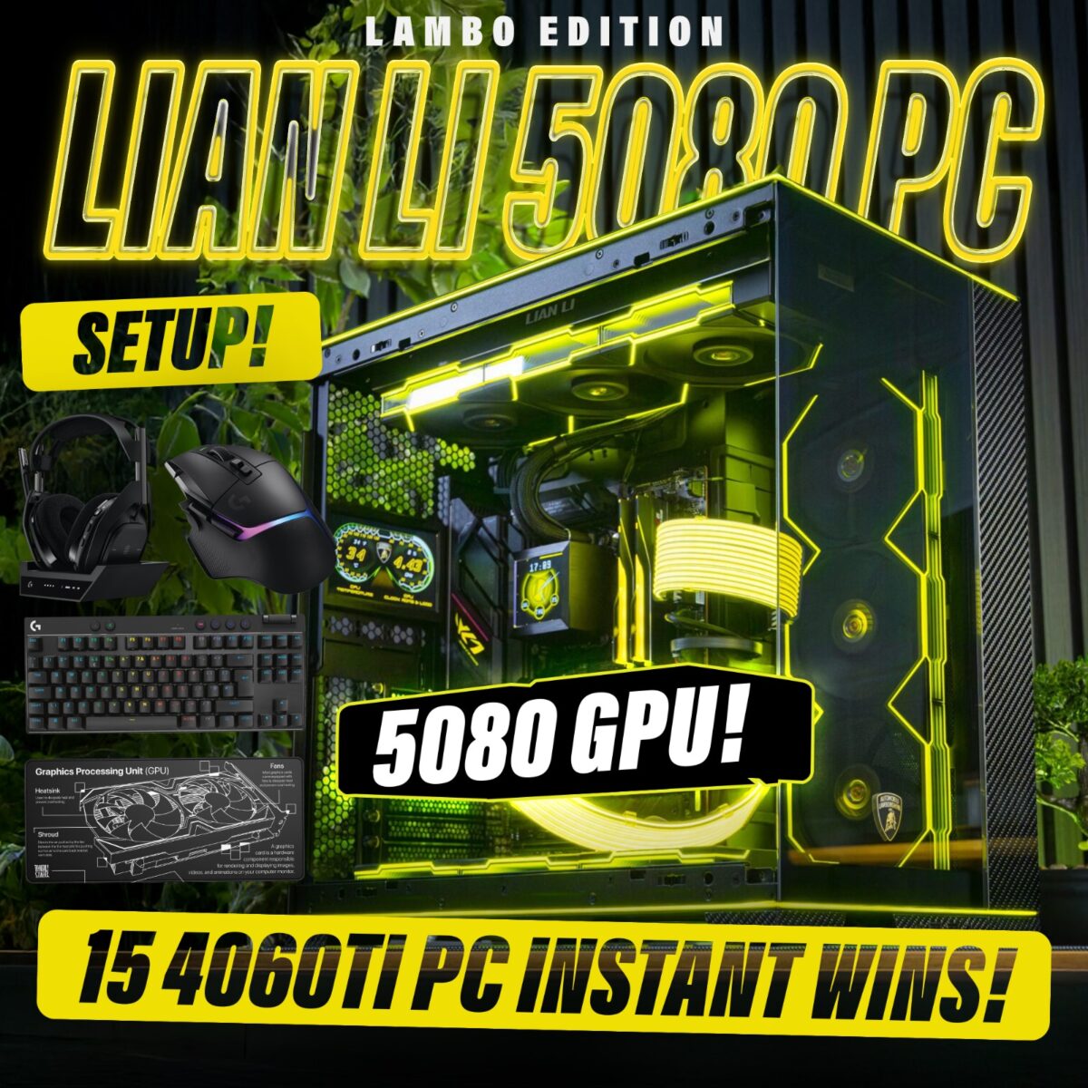 LIAN LI LAMBO 5080 PC SETUP!!