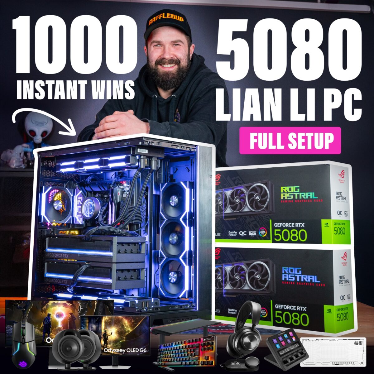 TWIN 5080 LIAN LI PC - 1000 INSTANT WINS!