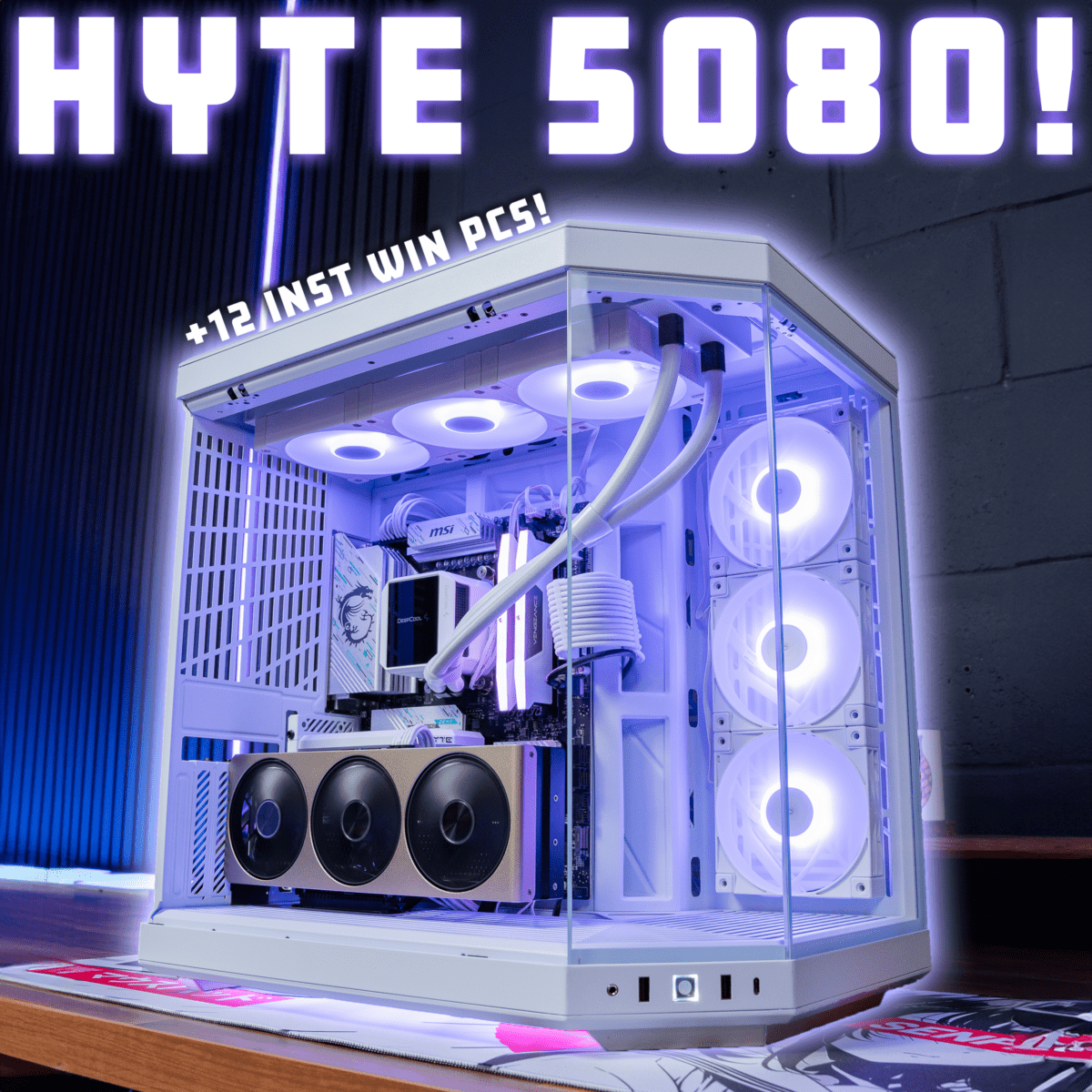 HYTE Y70 5080 INSPIRE PC!