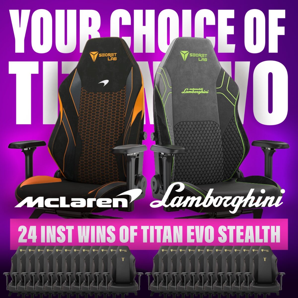 SECRETLAB TITAN EVO CHAIR - 24 INSTANT WINS!