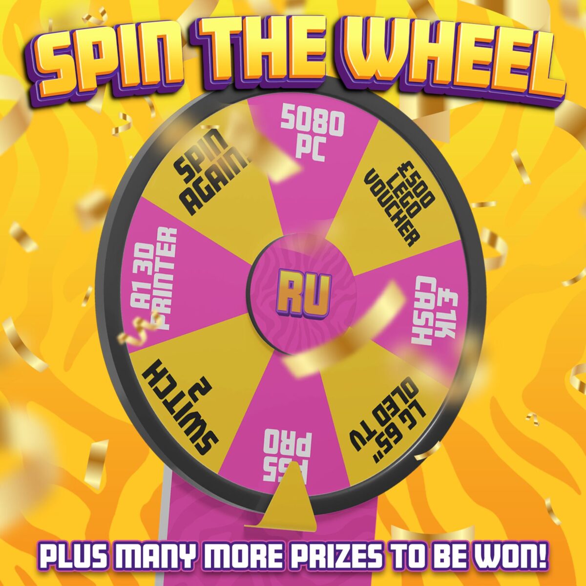 EVERYONE IS A WINNER - SPIN THE WHEEL!