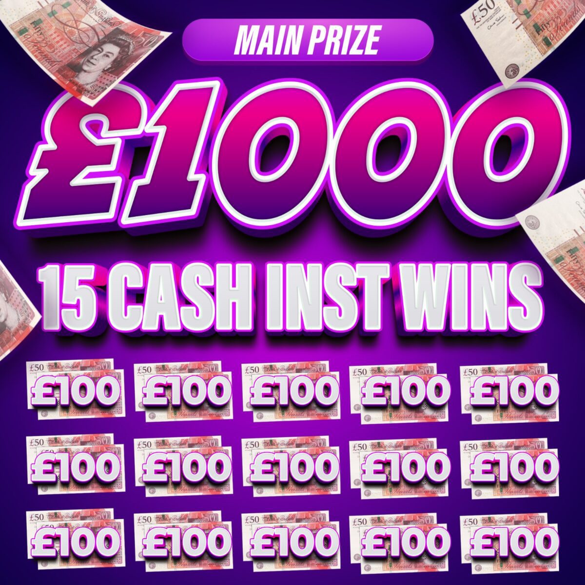 £2K+ CASH GRAB!