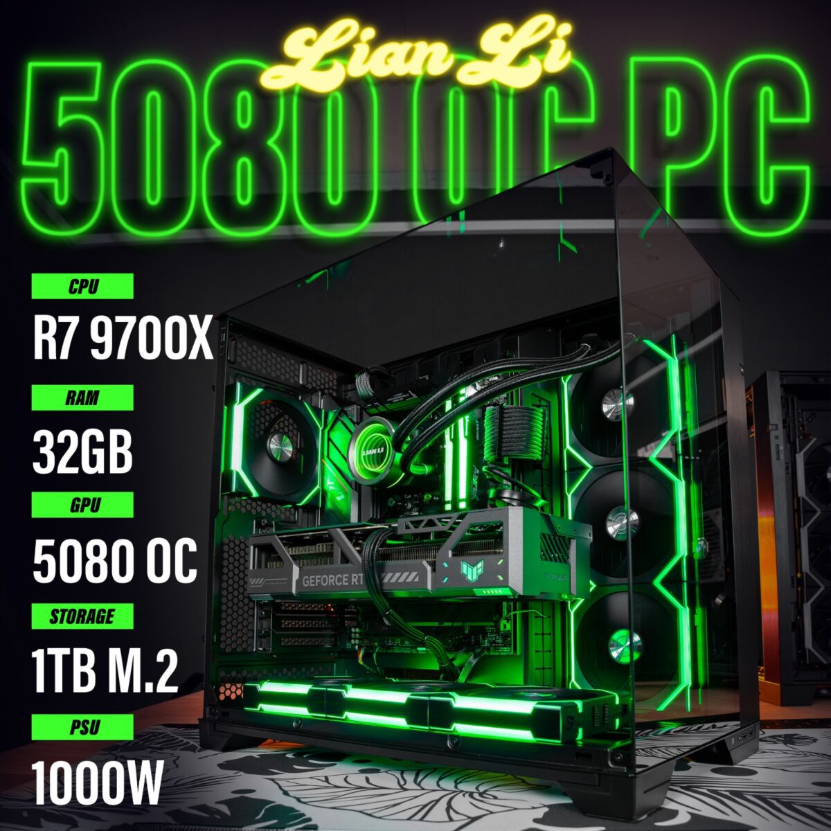 LOW ODDS LIAN LI TUF 5080 OC PC!