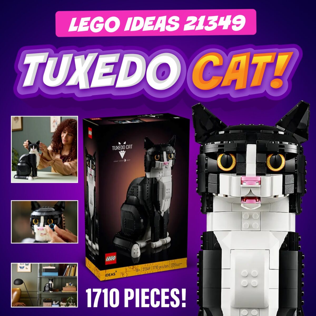 LEGO TUXEDO CAT!